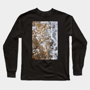 Crackling Rock Surface Shifting Shape Long Sleeve T-Shirt